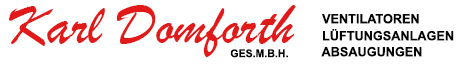 Domforth – Ventilatoren, Lüftungsanlagen, Absaugungen Logo